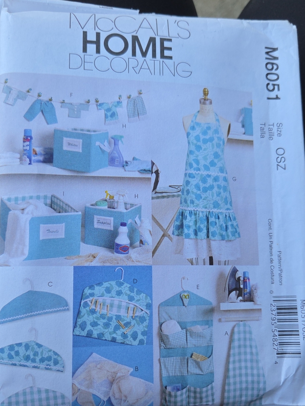 HOME Decorating Sewing Pattern M6051 Sewing Pattern Brand New